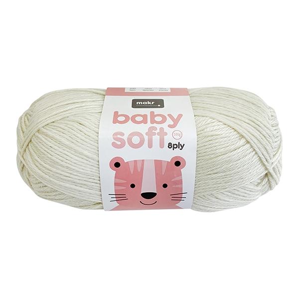 Makr Baby Soft Crochet & Knitting Yarn 8ply, 100g Acrylic Nylon Blend Yarn