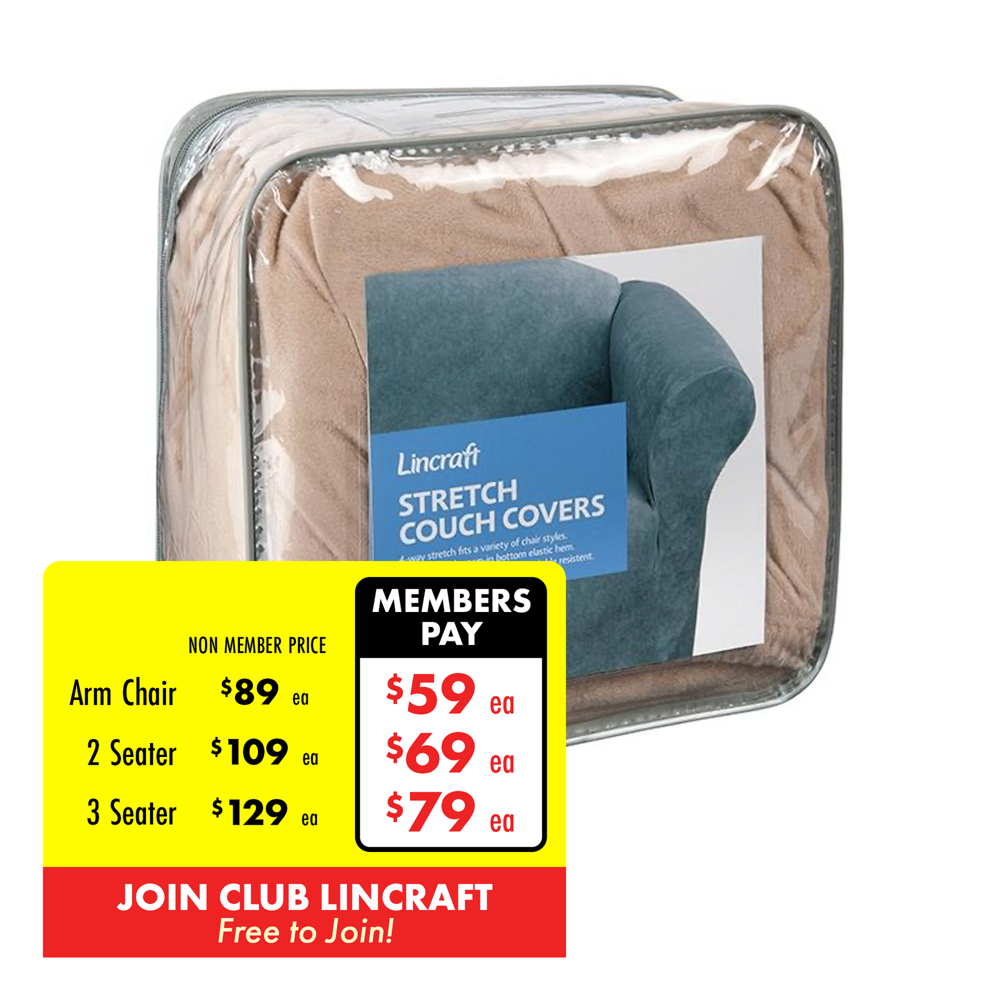 Stretch Couch Cover Mocha