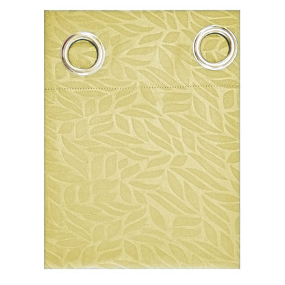 Cambridge House Embossed & Blackout Eyelet Curtains, Bela- 140x221cm