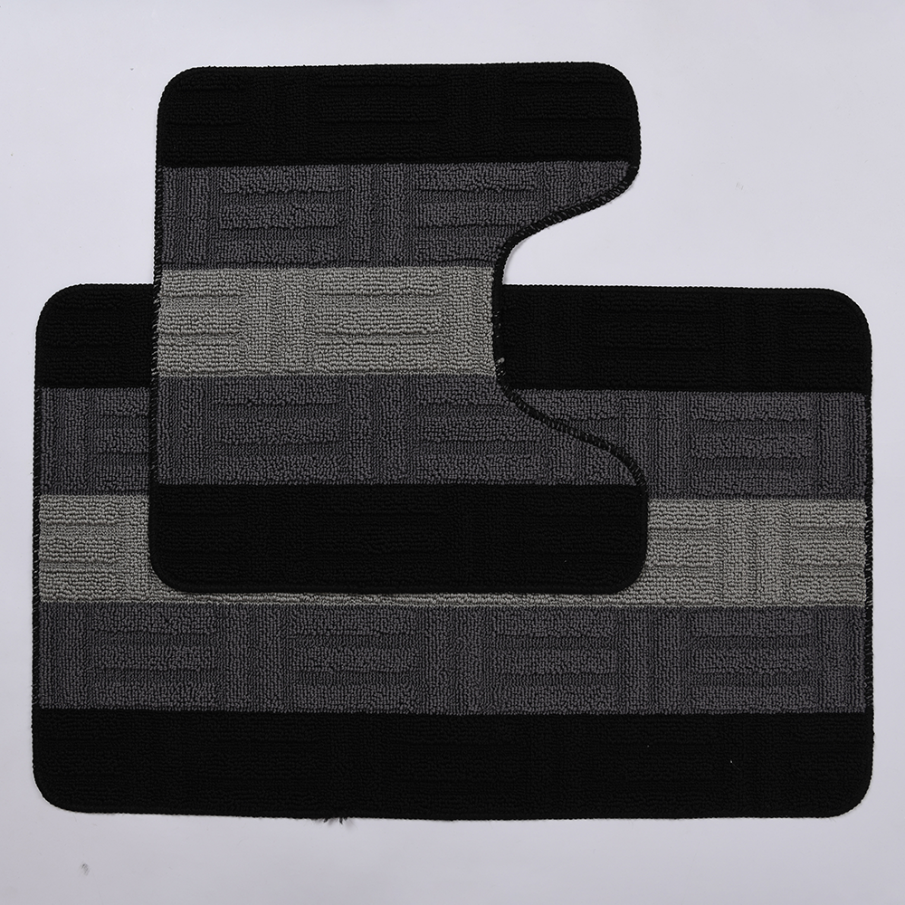 Formr 2pc PP Bath Mat Set, Brick