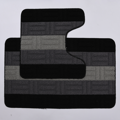 Formr 2pc PP Bath Mat Set, Brick