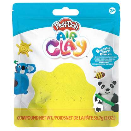 Play Doh Air Clay, Yellow- 2oz