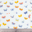 Cotton Craft Prints Fabric, Sky Butterflies- Width 112cm