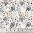 Craft Prints Fabric, Stone Branch White Flowers- Width 112cm
