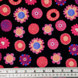 Craft Prints Fabric, Colourful Bloom Dots & Floral- Width 112cm