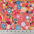 Craft Prints Fabric, Colourful Bloom Flimsical Floral- Width 112cm