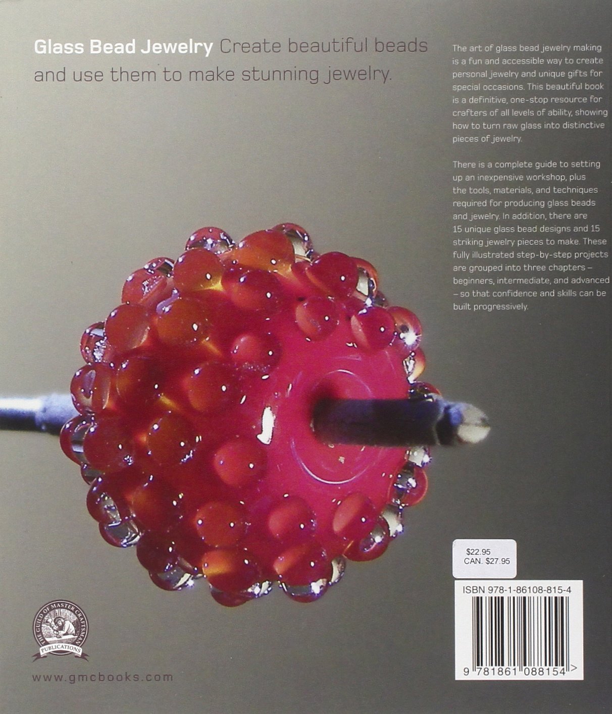 Glass Bead Jewelry Projects Book Lincraft New Zealand