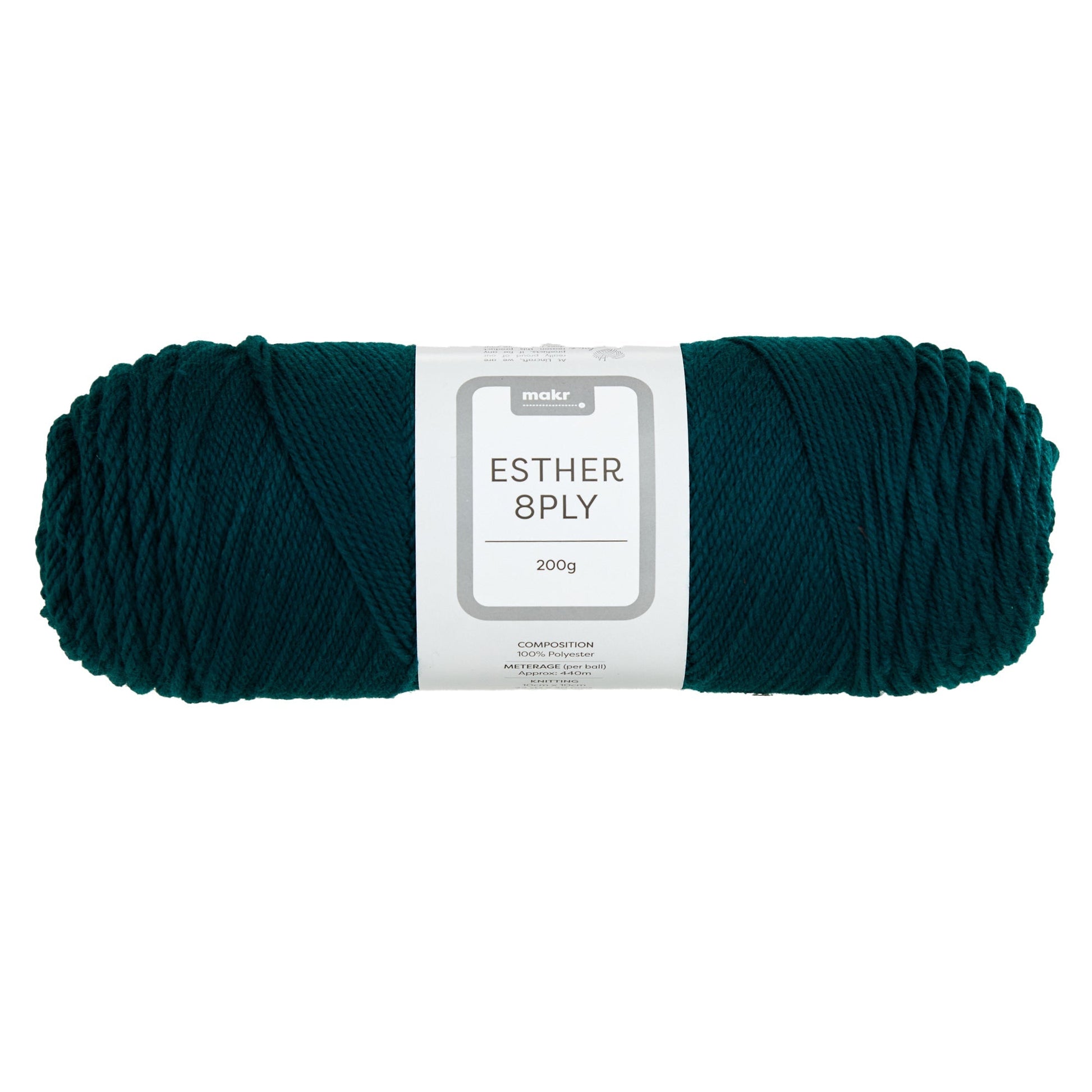 Makr Esther 8ply Crochet & Knitting Yarn, 200g Polyester Yarn