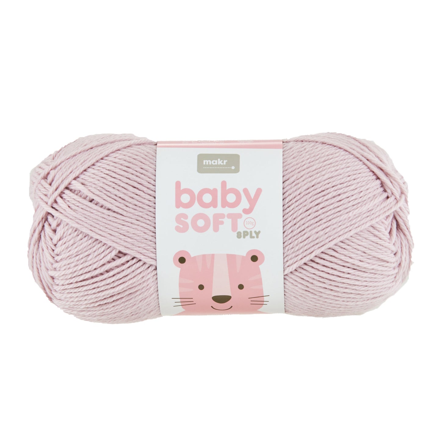 Makr Baby Soft Crochet & Knitting Yarn 8ply, 100g Acrylic Nylon Blend Yarn