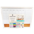 U Brands Dry Erase Color Coded Planner Board