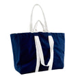 Plain Cotton Bag With Handle, Blue- 35x45x16cm