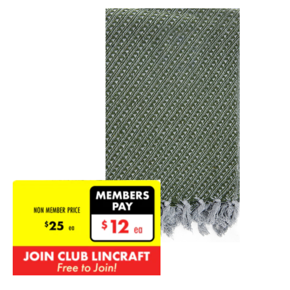 Formr Cotton Throws, Diagonal- 130 x 170cm