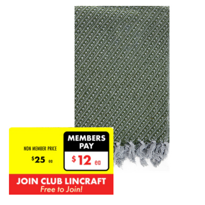 Formr Cotton Throws, Diagonal- 130 x 170cm