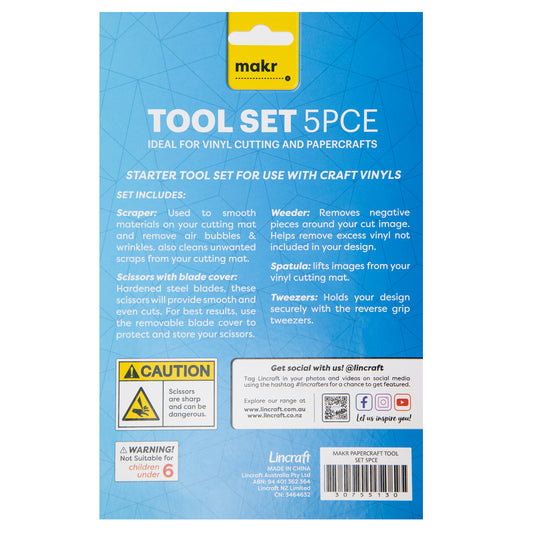 Makr Papercraft Tool Set 5pce