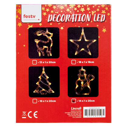 Christmas LED Decorations 4 Styles