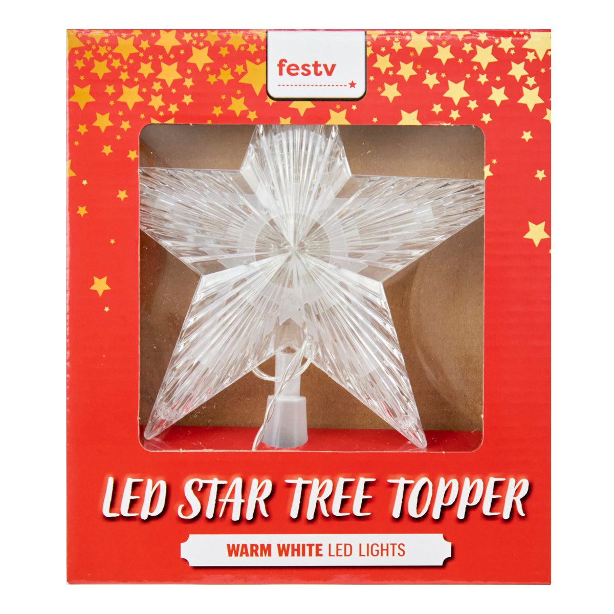 Christmas Star Tree Topper LED- 18cm