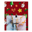 Christmas Print Cotton Fabric Reusable Gift Wrap, Red Fun Christmas- 55cmx70cm