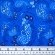 Printed Paisley Print Fabric, Blue Paisley- 112cm