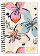 2024 Diary Spiral Hard Cover Printed with Foil, Flowers- Slim WTV