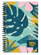 2024 Diary Spiral Hard Cover Printed with Foil, Leaves- A5 WTV