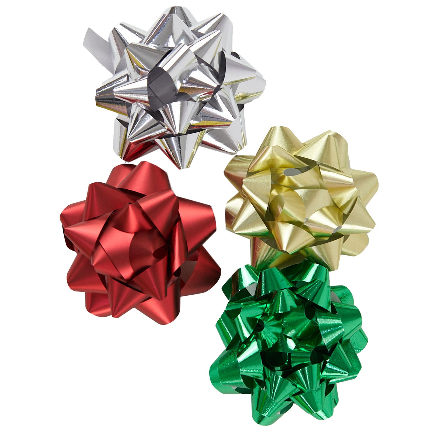 Christmas 15 Loops Starbows -12pk 4in