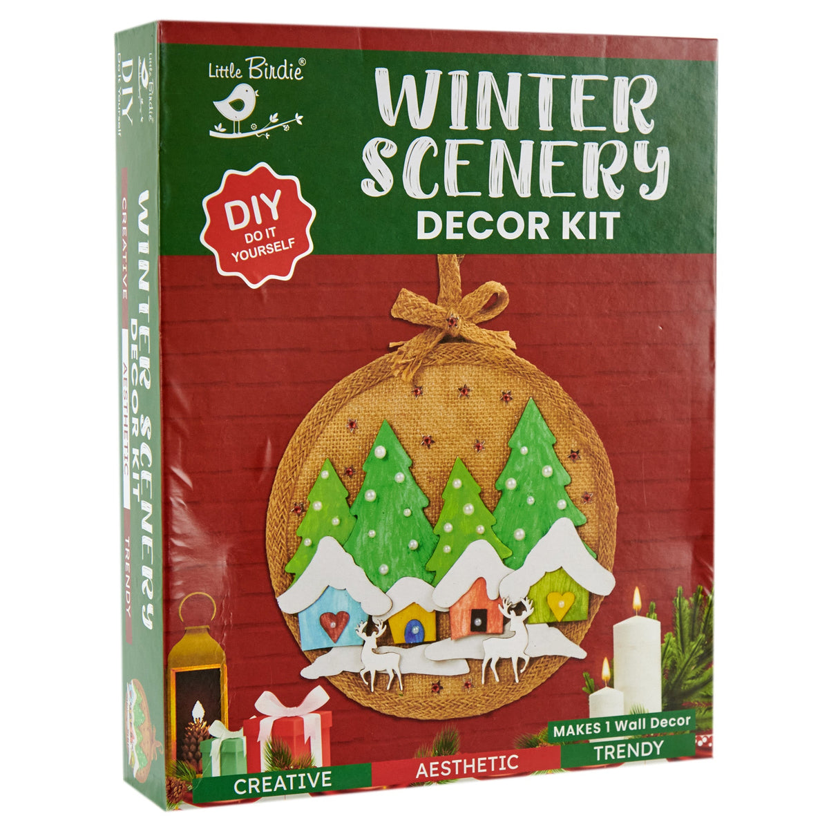 Christmas DIY Kit, Winter Scenery Decor