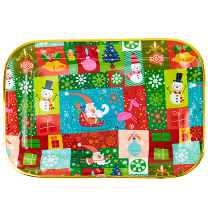 Christmas Plastic Plate- 33x24cm