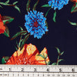 Printed Rayon Fabric, Navy Floral- Width 140cm