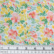Printed Cotton Voile Fabric, Multi Floral- Width 140cm