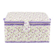 Sewing Basket, Purple Flower- 2x23x16cm