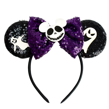 Halloween Costume Skirt Headband Set 2-5 Years Old, Purple