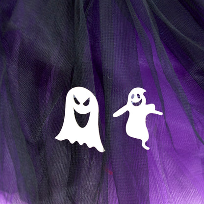 Halloween Costume Skirt Headband Set 2-5 Years Old, Purple