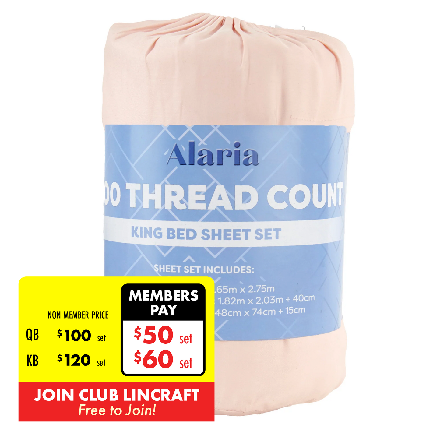 Alaria 1000TC Sheet Set