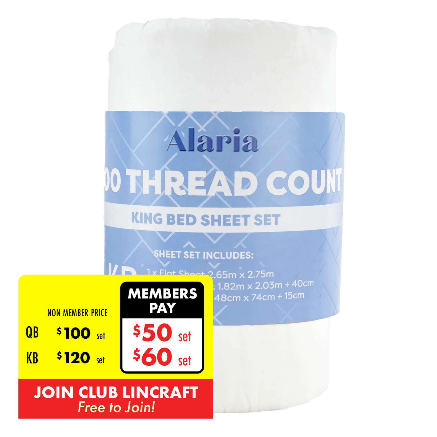 Alaria 1000TC Sheet Set