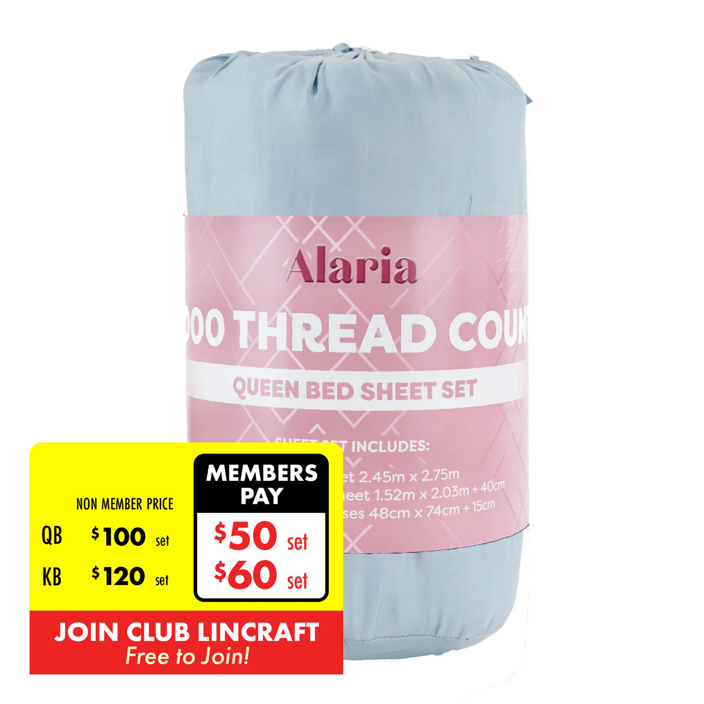 Alaria 1000TC Sheet Set