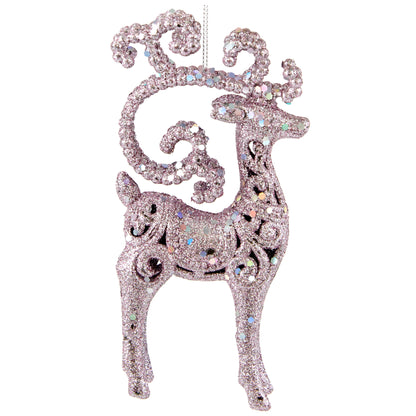 Glitter Reindeer Plastic Set- 9x16cm