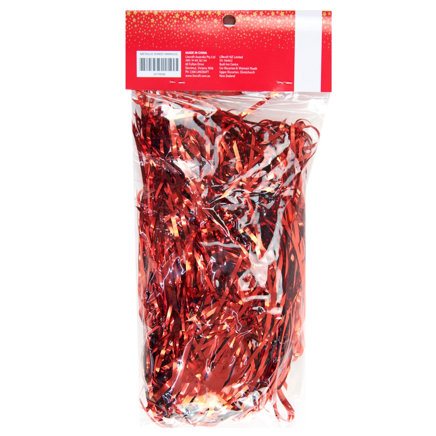 Christmas PVC Shred, 3mm