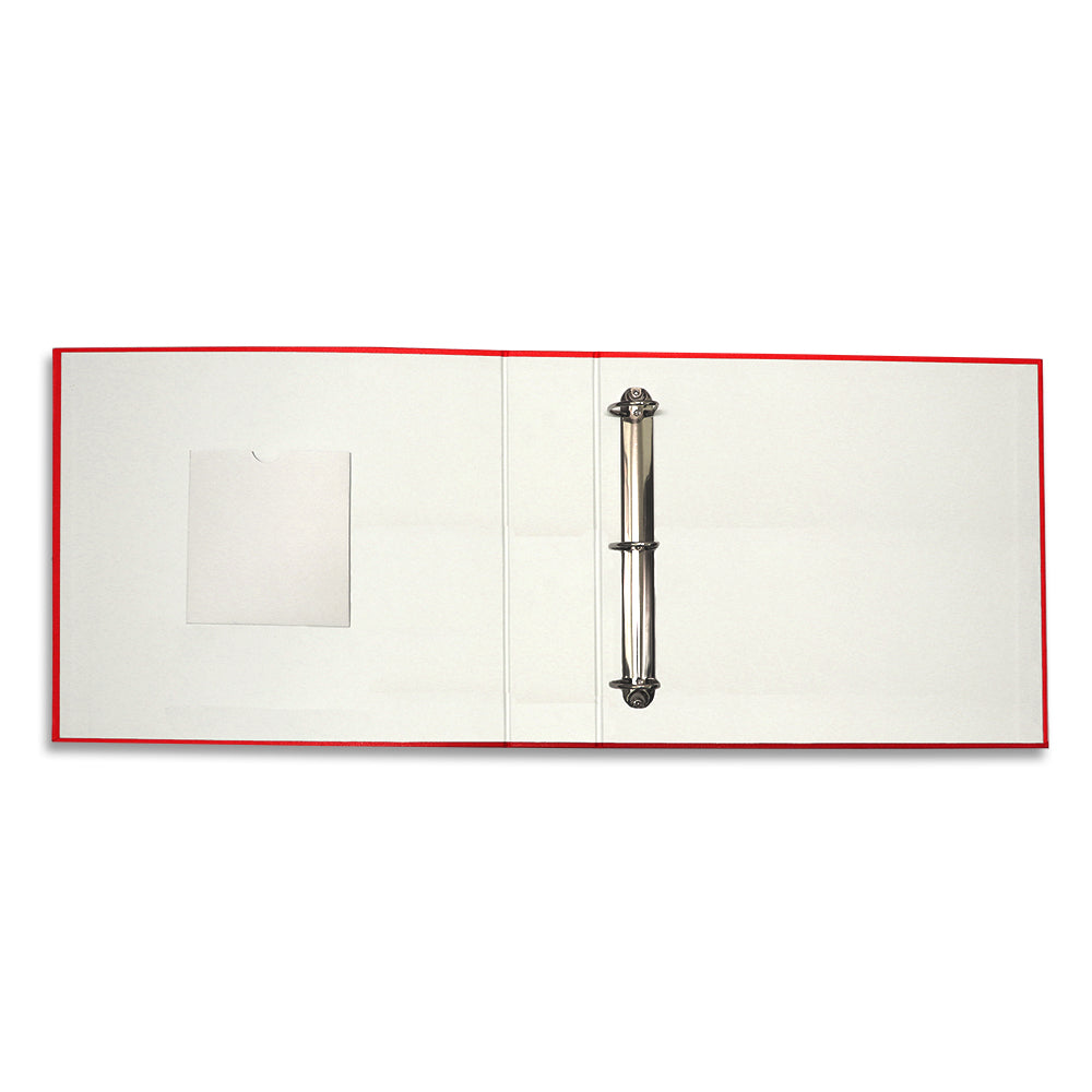 Paperxtra 3D Ring Scrapbook Binder, Red- 12x12in