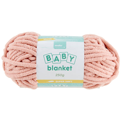 Makr Baby Blanket Crochet & Knitting Yarn, 250g Polyester Yarn