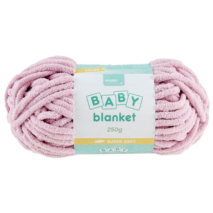 Makr Baby Blanket Crochet & Knitting Yarn, 250g Polyester Yarn