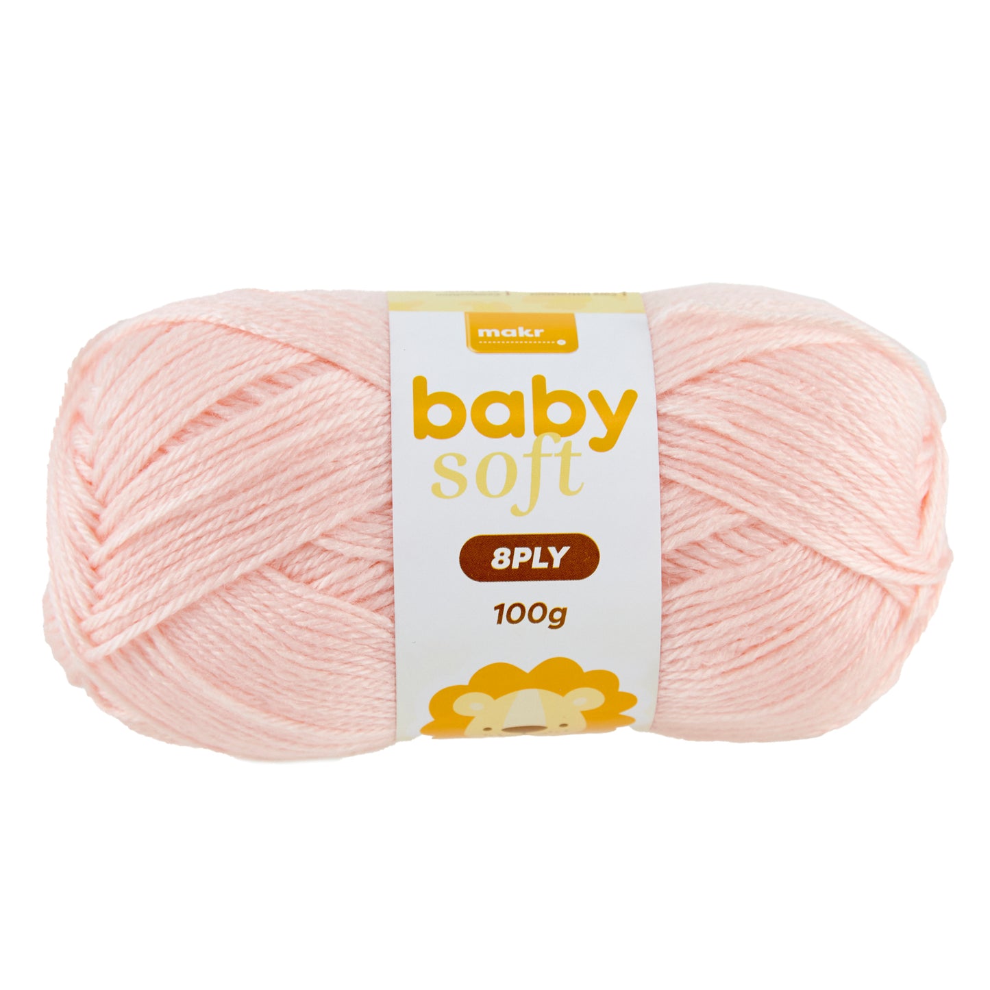 Makr Baby Soft Crochet & Knitting Yarn 8ply, 100g Acrylic Nylon Yarn