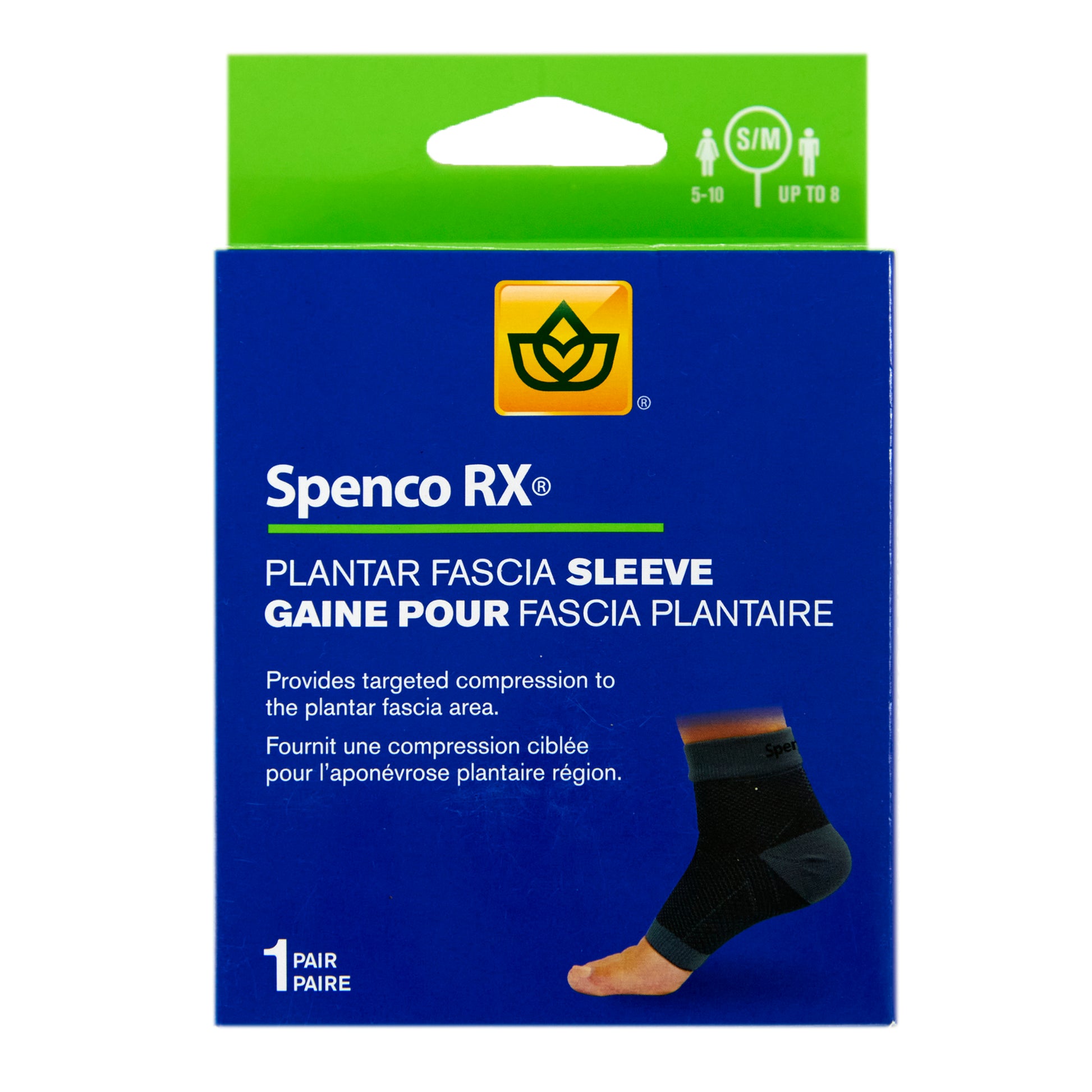 air plus plantar fascia sleeve Plantar Fascia Sleeve- One Pair - Black/Gray