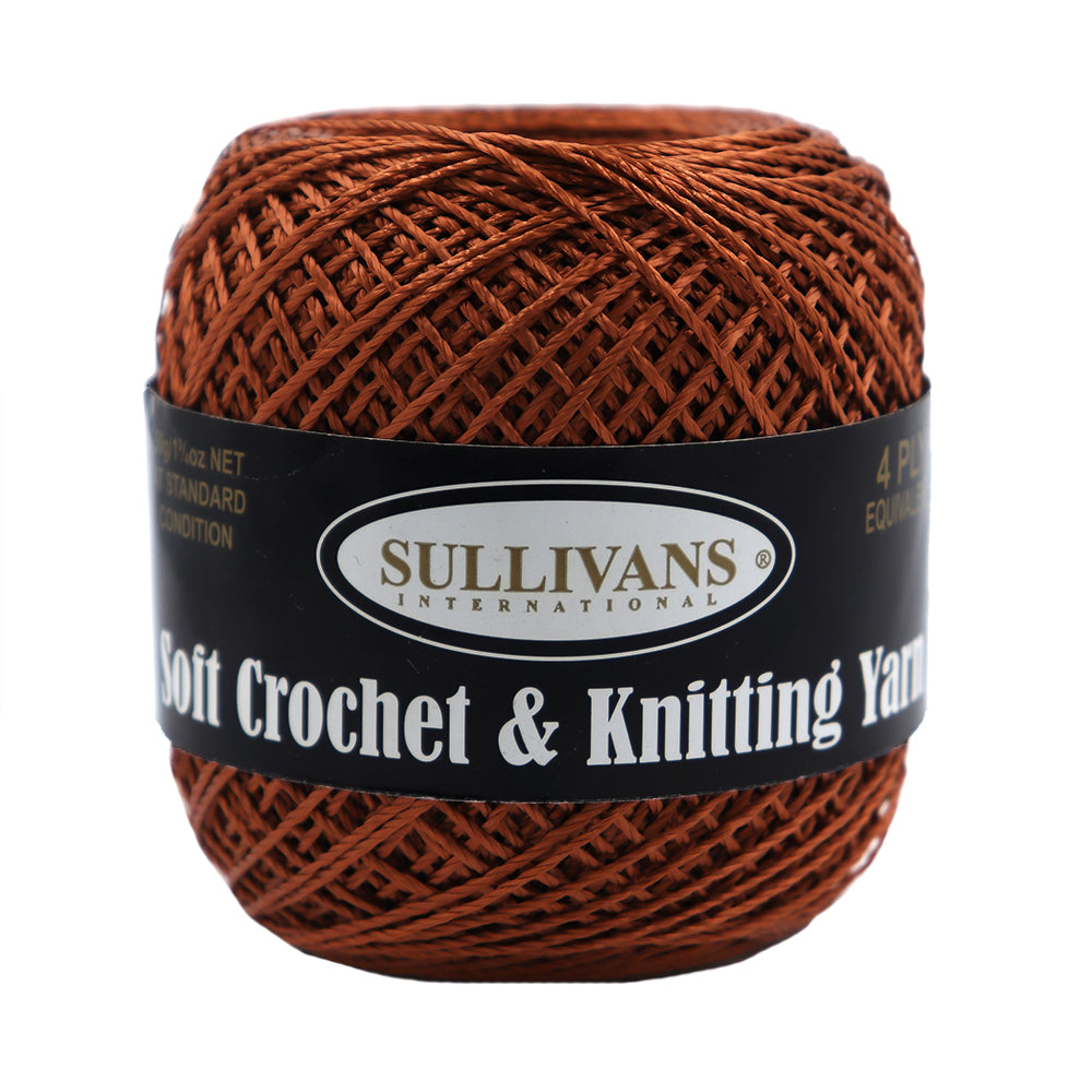 Sullivans Soft 4ply Crochet and Knitting Yarn, 50g Polyester Yarn