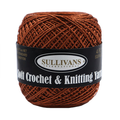 Sullivans Soft 4ply Crochet and Knitting Yarn, 50g Polyester Yarn