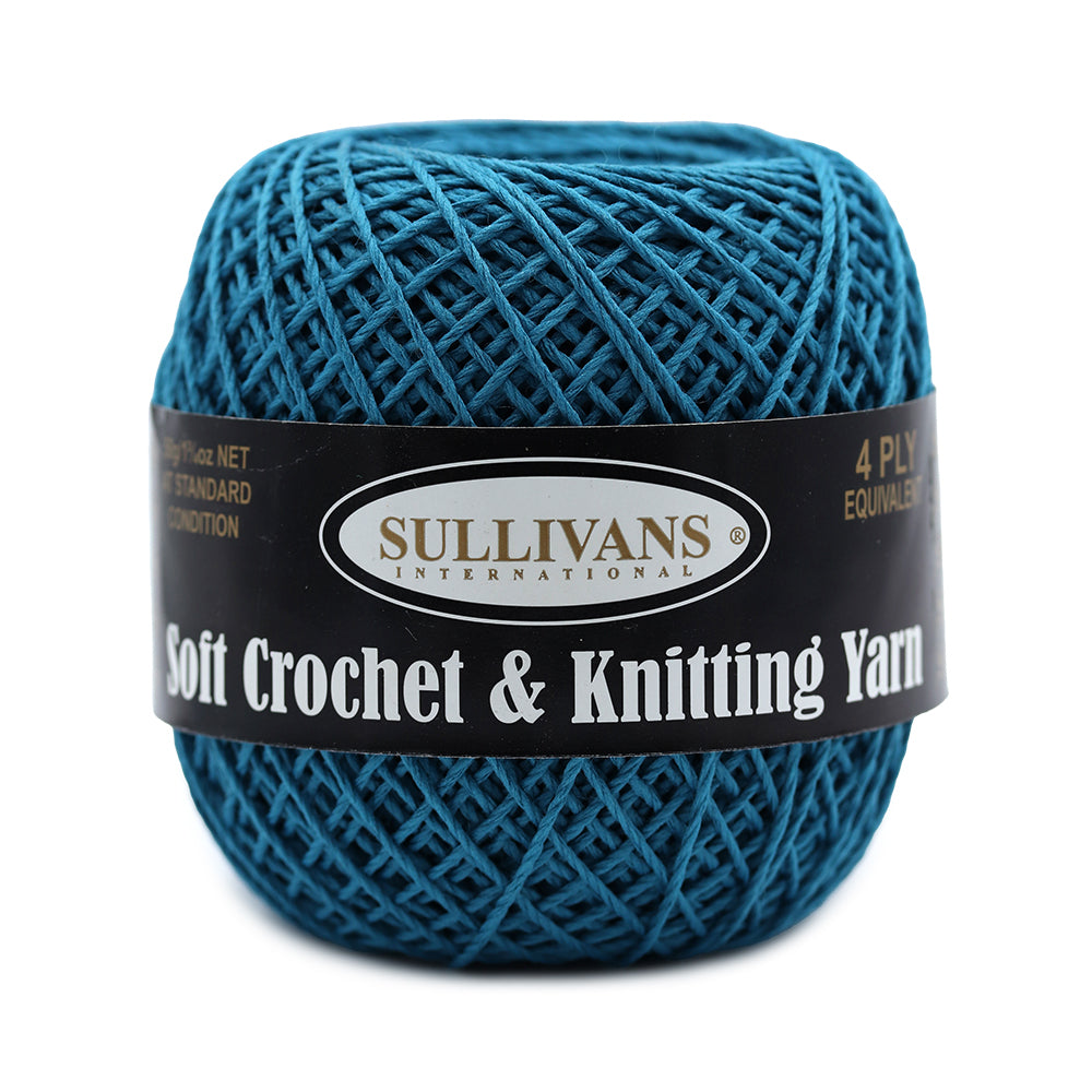 Sullivans Soft 4ply Crochet and Knitting Yarn, 50g Polyester Yarn