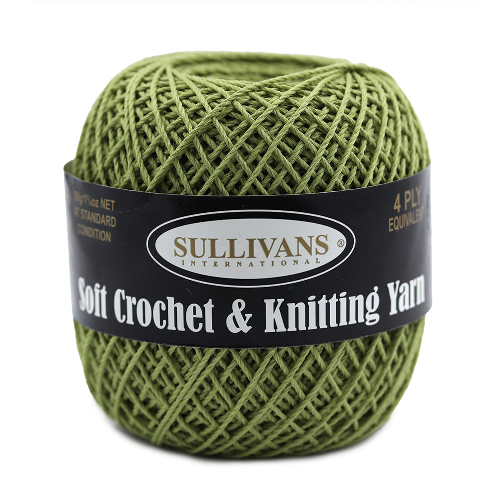 Sullivans Soft 4ply Crochet and Knitting Yarn, 50g Polyester Yarn