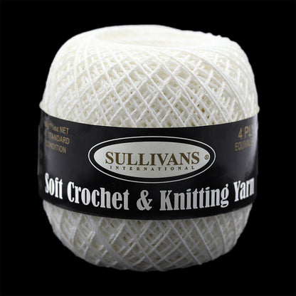Sullivans Soft 4ply Crochet and Knitting Yarn, 50g Polyester Yarn