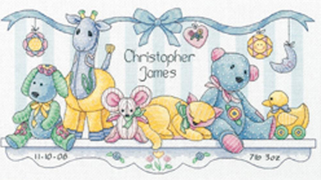 Dimension Baby's Birth Record Cross Stitch Kit-14X8