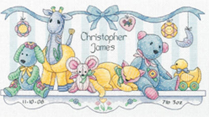 Dimension Baby's Birth Record Cross Stitch Kit-14X8