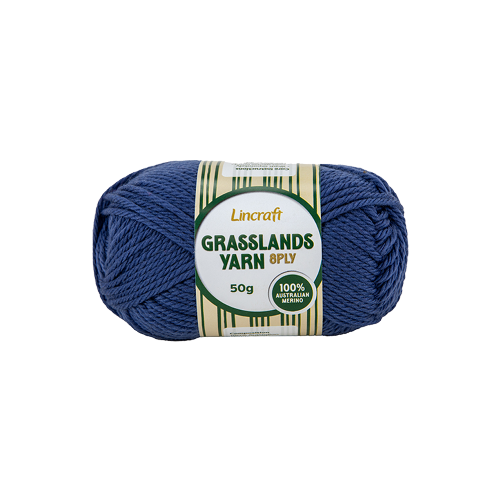 Lincraft Grasslands Crochet & Knitting Yarn 8ply, 50g Merino Wool Yarn